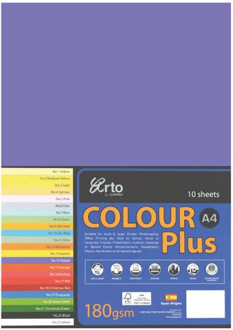 BOARD COLOR PLUS PURP 20X25
