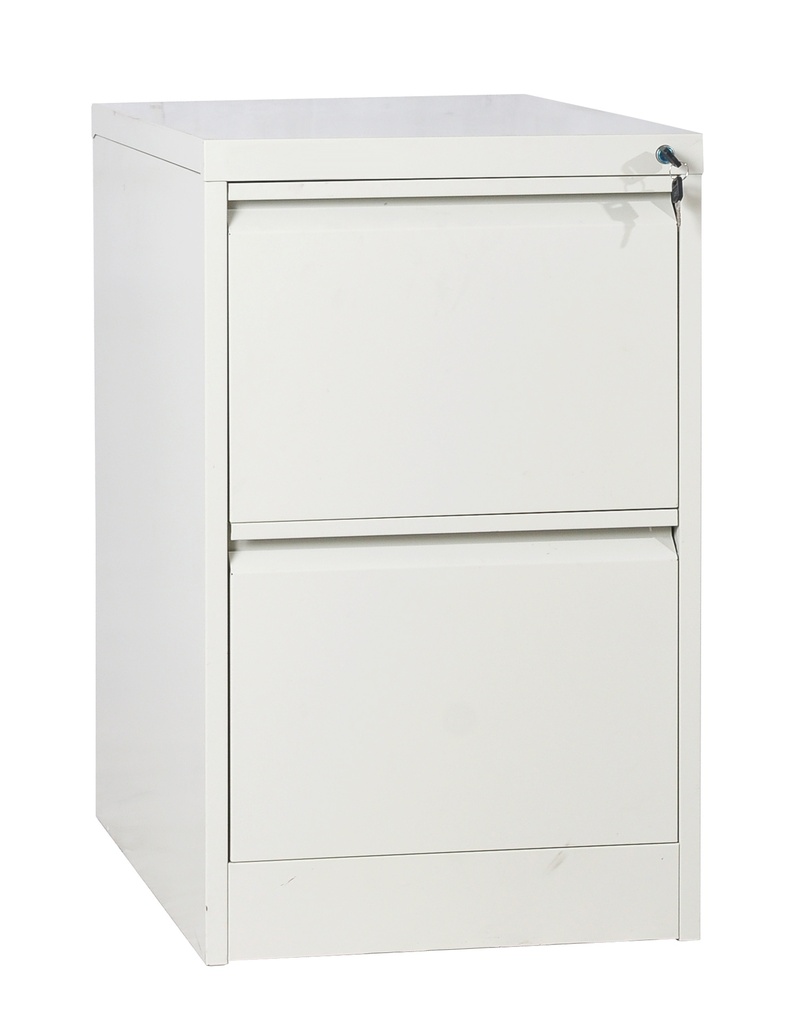 2 DRAWER VERTICAL CABINET GREY