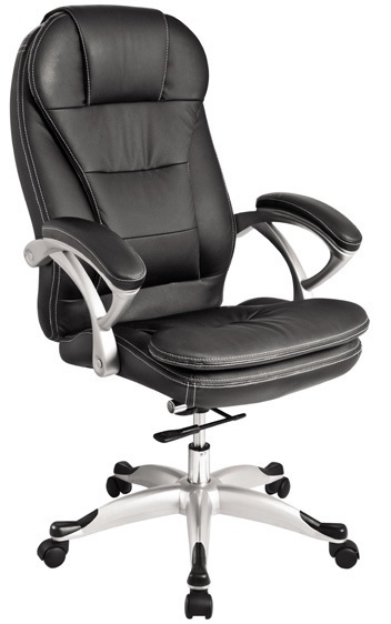 HIGH BACK LEATHERETTE EXECUTIVE CHAIR BLACK