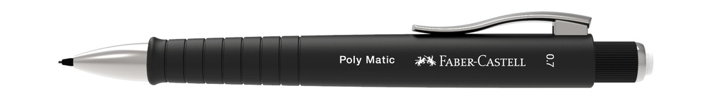 PENCIL MECH POLY 0.7MM BLK