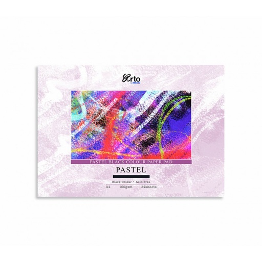 [CW37159] PAD PAPER PASTEL BLK A4 ARTO