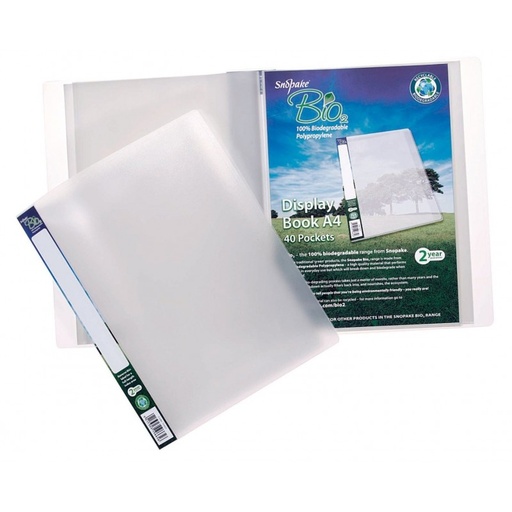 [SN15415] BOOK DISPLAY LITE 40PKT CLR A4