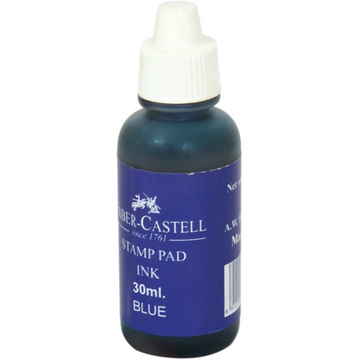 [FCI64953] INK ENDORSING/STAMP PAD BLUE 30ML 5051