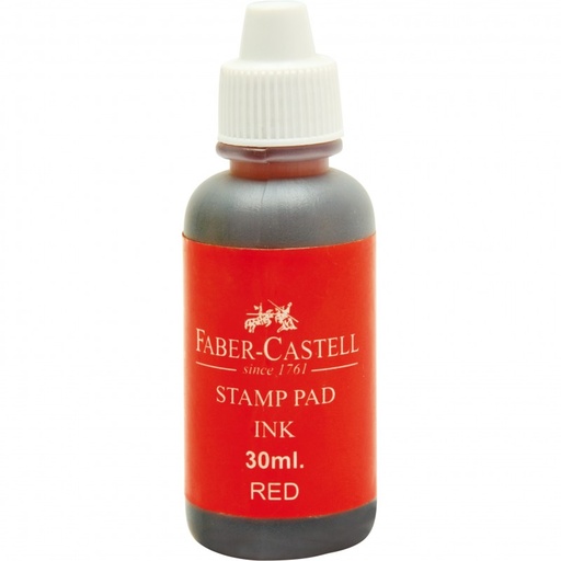 [FCI64954] INK ENDORSING/STAMP PAD RED 30ML 5021