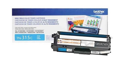[BR315CY] TONER BROTHER TN-315  CYAN OEM