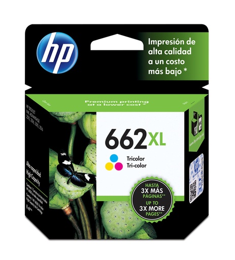 [HP106AL] CART HP INKJET 662XL/CZ106AL COL