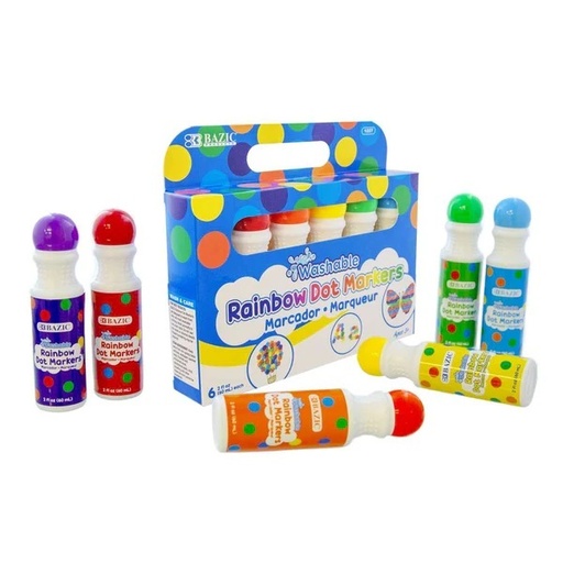 [BZ01227] MARKER DOT WASHABLE 6PCS