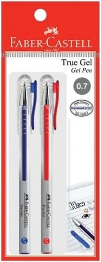 [FCM243805] BLISTER PEN TRU GEL .7 BU/RD