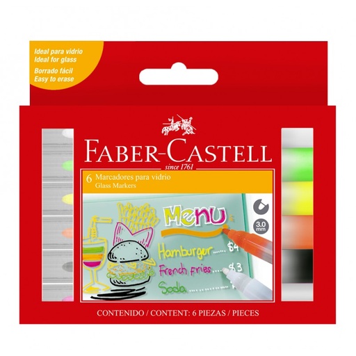 [FCP55083] MARKER GLASS 6'S FABER