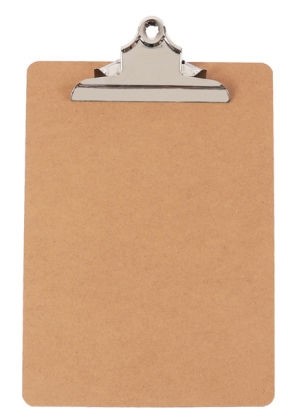 [BZ01804] FILE CLIPBOARD F/S WOODEN