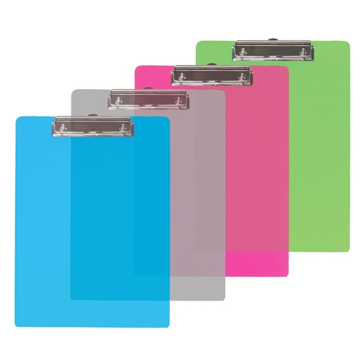 [BZ01806] FILE CLIPBOARD A4 PLASTIC ASST