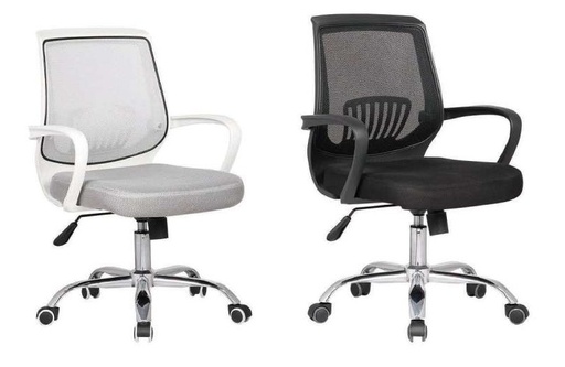 [FUAM012GY] MESH BACK TASK CHAIR GREY