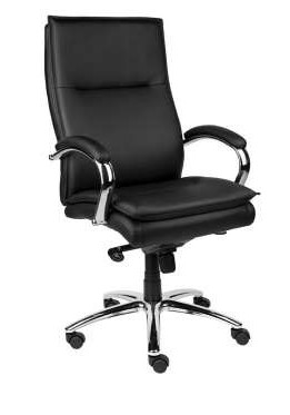 [FUAM106BK] HIGH BACK EXECUTIVE LEATHERETTE CHAIR BLACK