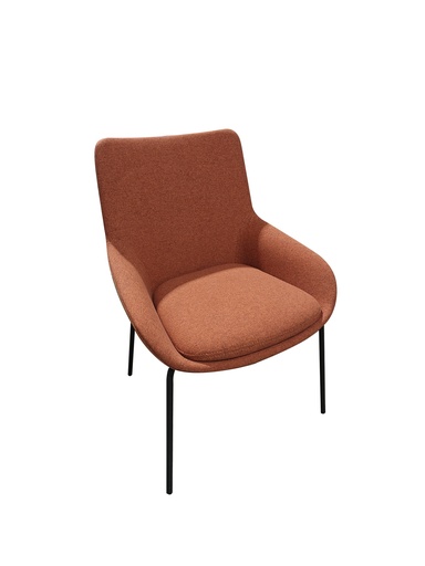 [FUYLN05RD] VISITOR FABRIC CHAIR RED