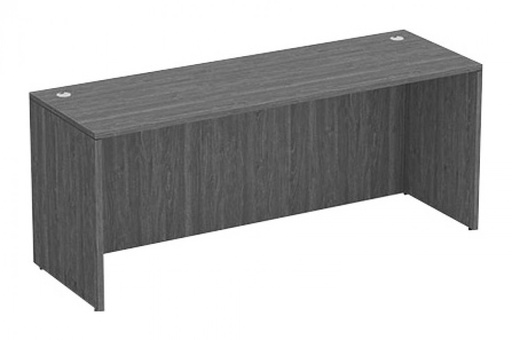 [FUYLN143MW] CREDENZA DESK 71X23.5X30 MEDIUM WALNUT