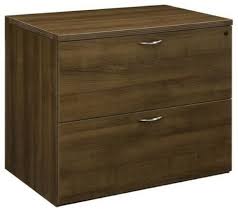[FUYLN212MW] LATERAL CABINET 2 DRAW MED WALNUT