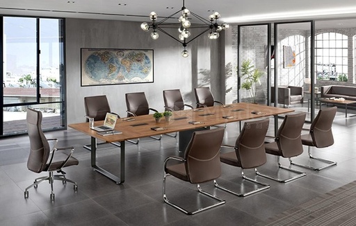 [FUYLNHTGMW] MEETING TABLE 14x5ft MED WALNUT