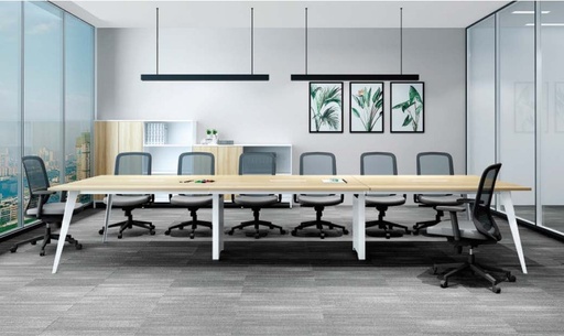 [FUYLNT6AWM] MEETING TABLE 142x47x30" WHITE MAPLE