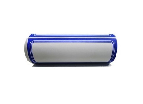 [TLC0003] LABEL BLU BORDER 2 1/2X2 100