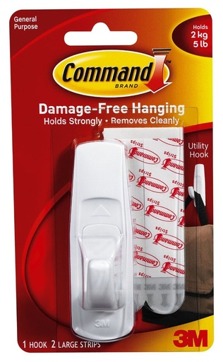 [3M17003] COMMAND HOOK LARGE(1) (5LB)