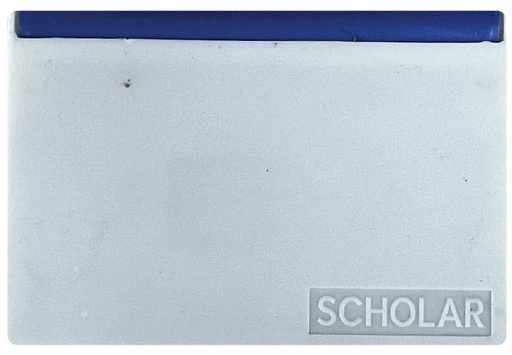 [MC0379] STAMP PAD INKED BLUE - SCHOLAR